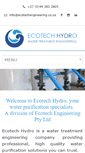 Mobile Screenshot of ecotechhydro.com